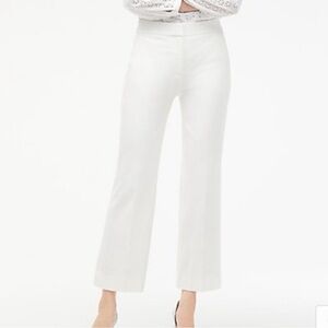 J Crew Hayden white Trousers Size 0